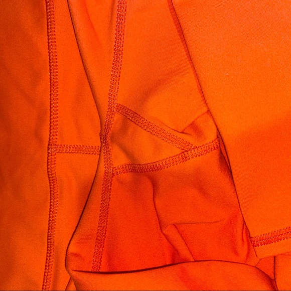 Fabletics orange mid rise power hold cropped pants - Picture 8 of 9